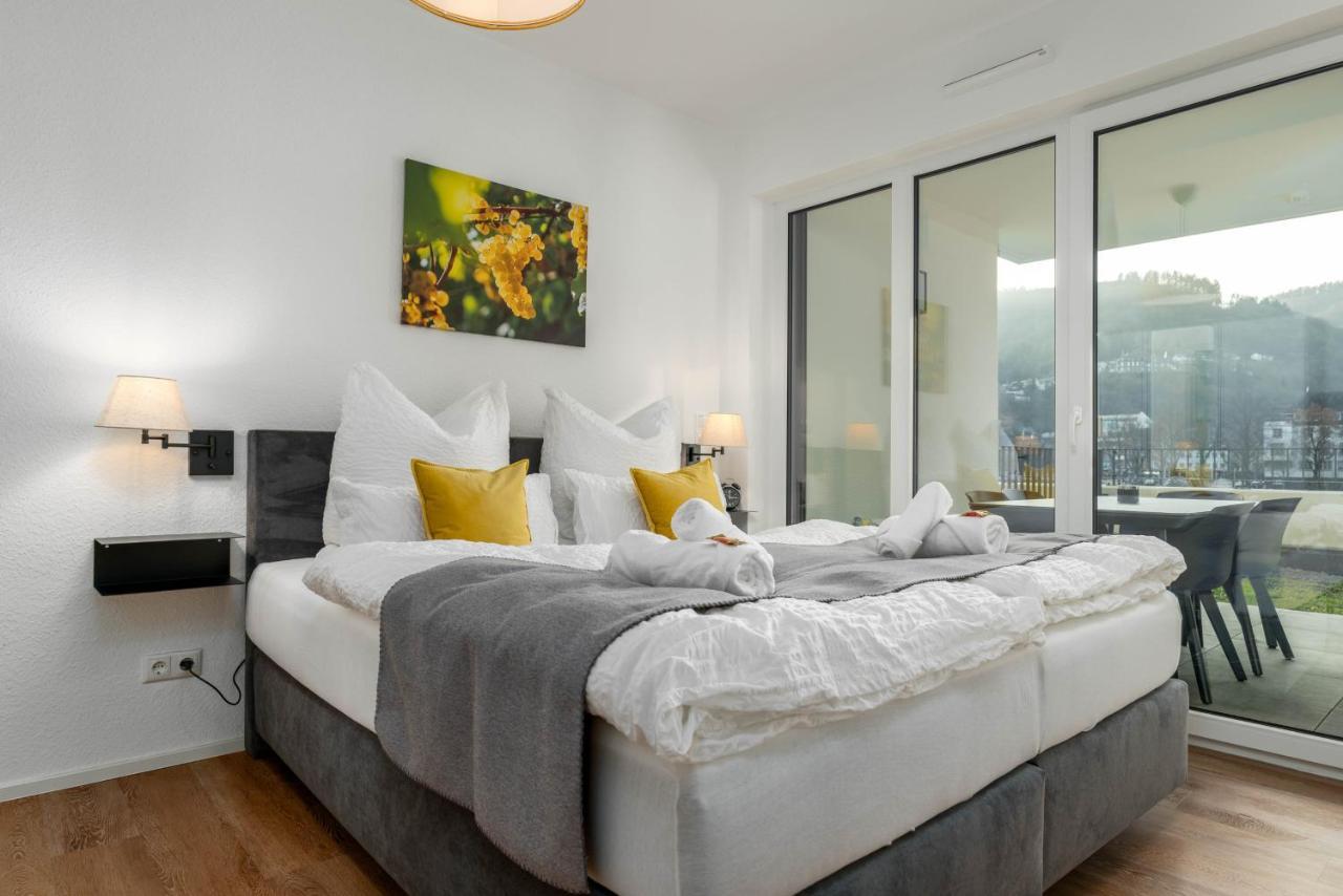 Vivamosel: Appartement Mit Mosel & Burgblick - Balkon - Parken - Aufzug - Fahrradraum Cochem Zewnętrze zdjęcie