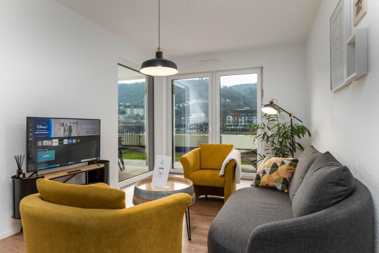 Vivamosel: Appartement Mit Mosel & Burgblick - Balkon - Parken - Aufzug - Fahrradraum Cochem Zewnętrze zdjęcie