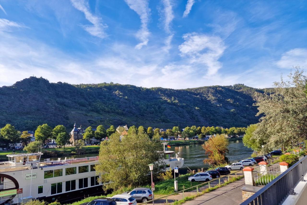 Vivamosel: Appartement Mit Mosel & Burgblick - Balkon - Parken - Aufzug - Fahrradraum Cochem Zewnętrze zdjęcie