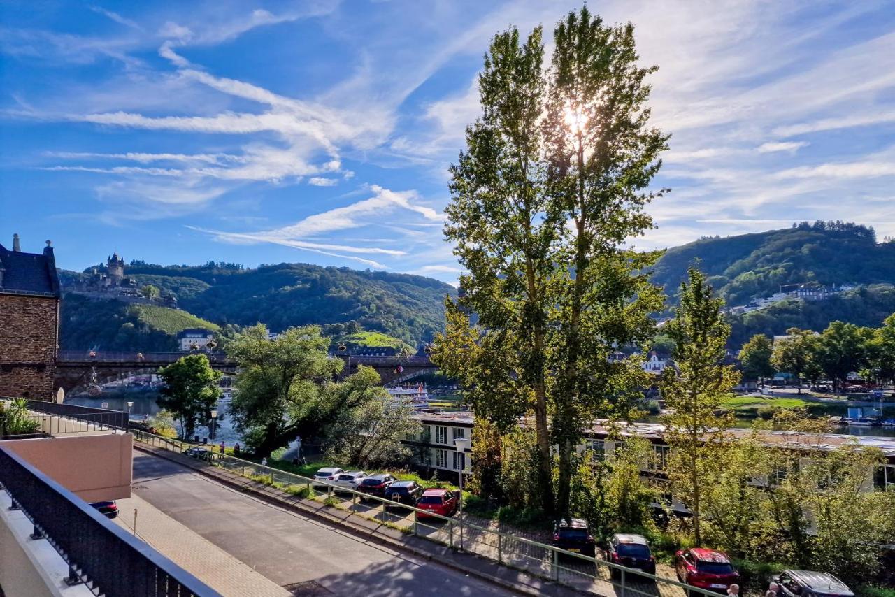 Vivamosel: Appartement Mit Mosel & Burgblick - Balkon - Parken - Aufzug - Fahrradraum Cochem Zewnętrze zdjęcie